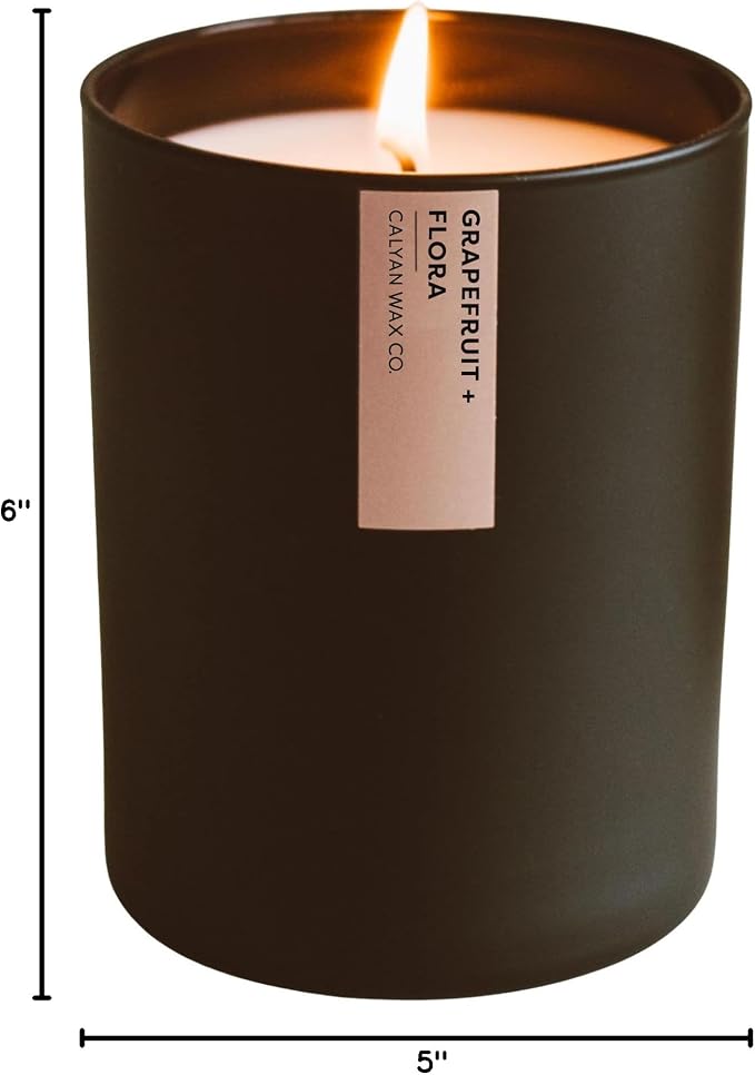 . Grapefruit & Flora Scented Candle - 75 Hour Burn - Luxury made from natural materials Soy Wax Candles, alternate product