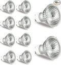 GU10 Halogen Bulb 120V 50W Halogen Light Bulbs for Candle Warmer Lamp, GU10+C, MR16 with Glass Cover, 2700K Warm White