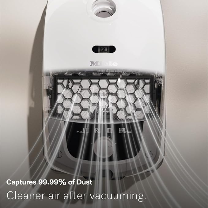 Guard S1 Parquet Flex Bagged Canister Vacuum Cleaner with AirClean Plus Filter, Parquet Twister Brush, FiberTeQ Universal