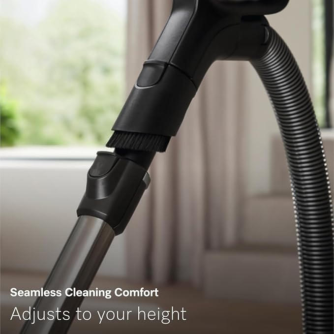 Guard S1 Parquet Flex Bagged Canister Vacuum Cleaner with AirClean Plus Filter, Parquet Twister Brush, FiberTeQ Universal