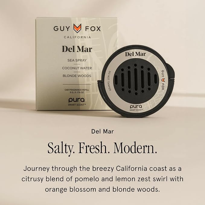 & GUY FOX Car Scent Refill - Fragrance for Car Diffuser - Clean & Safe Luxury Diffuser Scent, alternate product view 2
