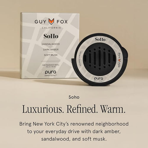 & GUY FOX Car Scent Refill - Fragrance for Car Diffuser - Clean & Safe Luxury Diffuser Scent, alternate product view 2