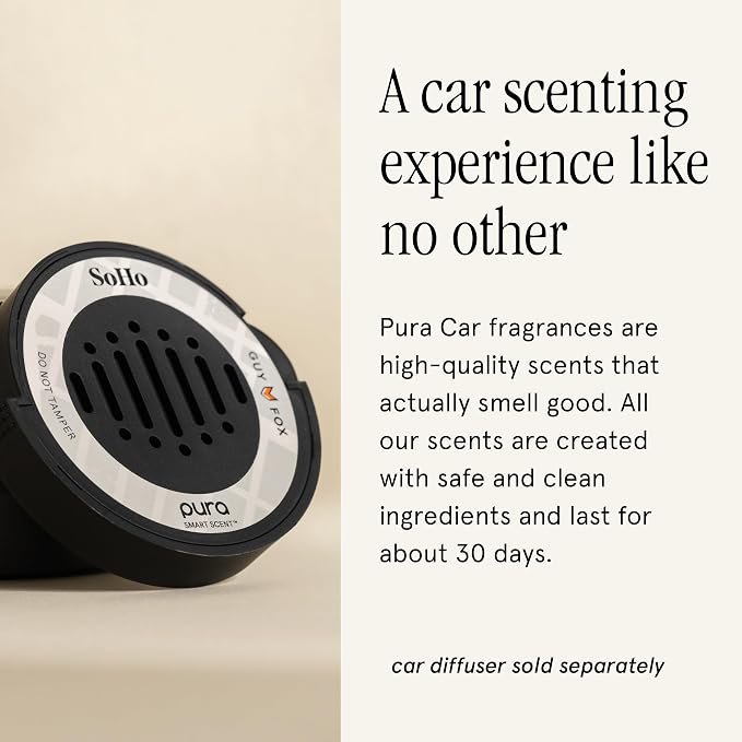 & GUY FOX Car Scent Refill - Fragrance for Car Diffuser - Clean & Safe Luxury Diffuser Scent, alternate product view 3