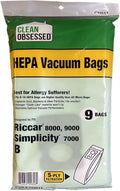 H-10 HEPA Bags Fits 8000, 9000 & Simplicity 7000 Type B (9 Bag Pack), product image