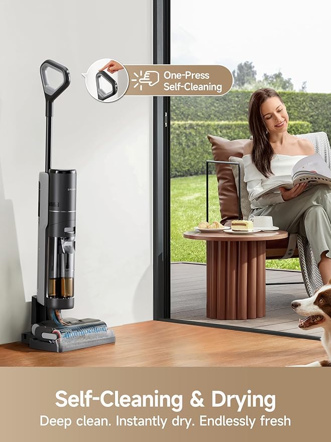 H12 PRO Vacuum Mop, Wet Dry Vacuum Cleaner for Hard Floor, Vacuum and Mop at The Same Time for Wet & Dry Messes, Auto
