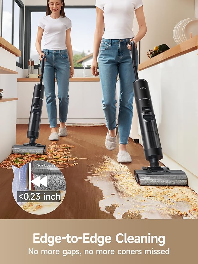 H12 PRO Vacuum Mop, Wet Dry Vacuum Cleaner for Hard Floor, Vacuum and Mop at The Same Time for Wet & Dry Messes, Auto