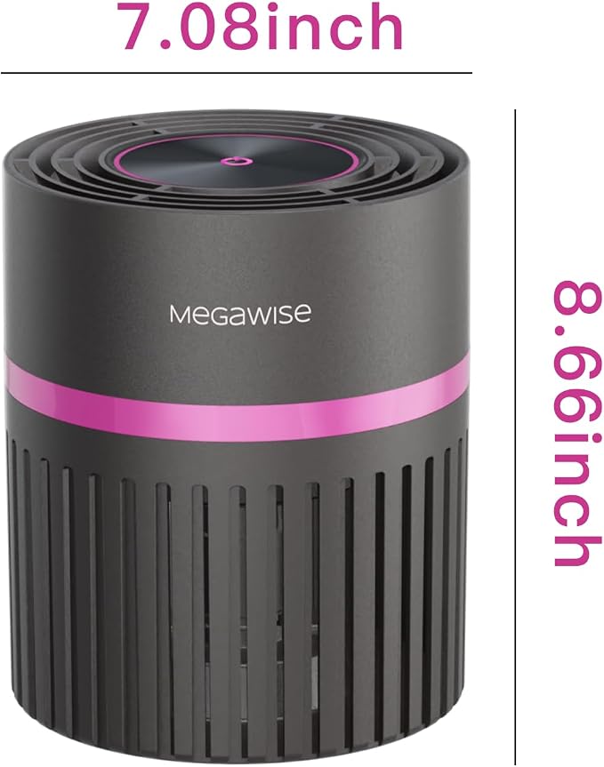 H13 HEPA Air Purifier for Home, Bedroom & Office | 3-Stage Filtration for Smoke, Dust, Pet Dander | Quiet & Ozone-Free