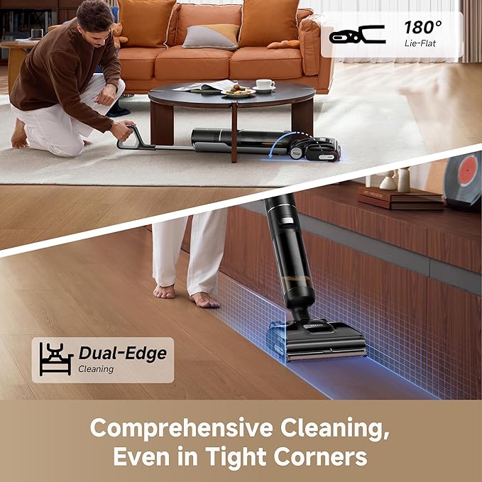 H15 Pro CarpetFlex Cordless Vacuum Mop, Wet Dry Vacuum Cleaner with Dual Brushes for Hard Floors & Carpet, alternate product