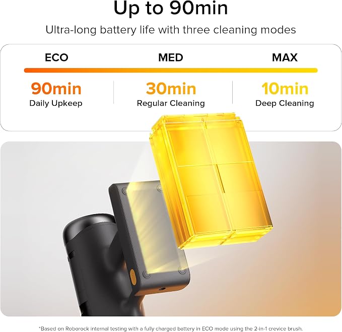 H60 Ultra Cordless Stick Vacuum Cleaners, Upgraded 210AW Suction Stick Vacuum with 90-Min Runtime, 90° Bendable Tube, LED