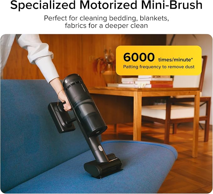 H60 Ultra Cordless Stick Vacuum Cleaners, Upgraded 210AW Suction Stick Vacuum with 90-Min Runtime, 90° Bendable Tube, LED