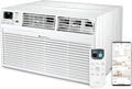 H8T9E1-A 8,000 BTU Smart Through-The-Wall Air Conditioner, Fan & Dehumidifier, 350 Sq. Ft, Remote Control, Compatible with
