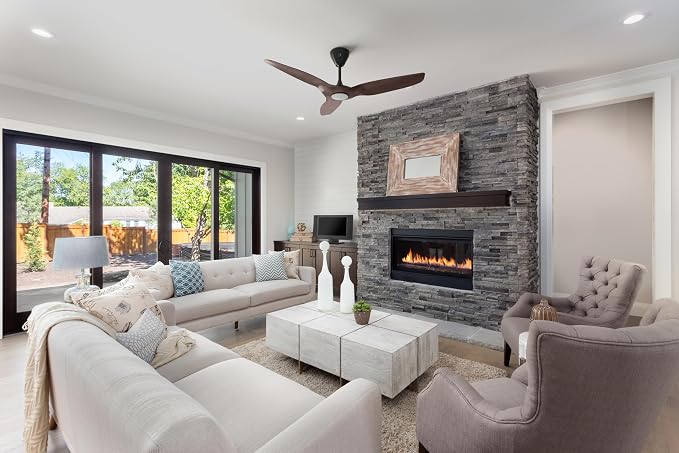 Haiku L, Smart Ceiling Fan – Energy Efficient Cooling for Home, Bedroom, Office, Living Space, and More – 16 Lighting