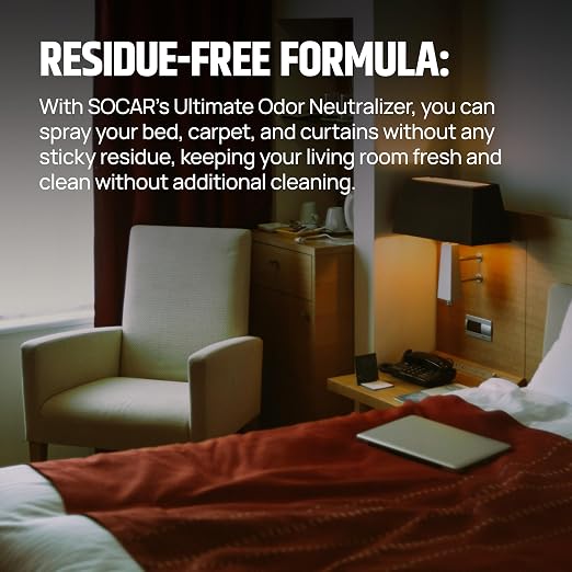 HandcraftedCleaningSolutions SOCAR - Odor Neutralizer 128oz Liquid REFILL - Odor Eliminator for Home, Office, Gym, Car.