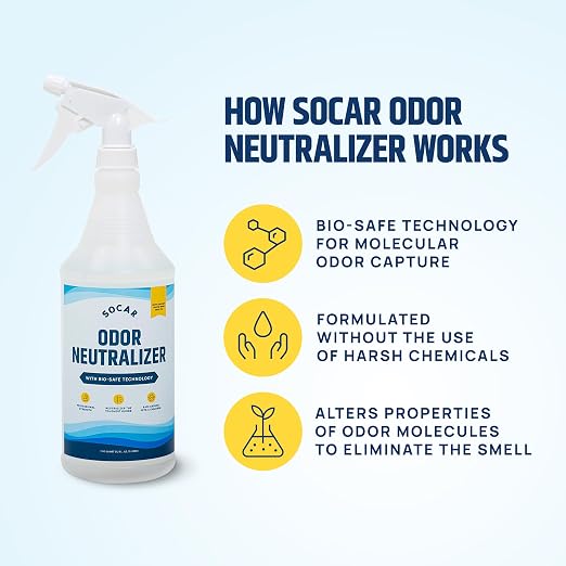 HandcraftedCleaningSolutions SOCAR - Odor Neutralizer Eliminates odors for Home, Office, Gym, Car., alternate product view 4