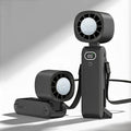 Handheld Air Conditioner with Ice Cooling Plate, Turbo Portable Fan, Super High Speed Personal Fan that Blows Cold Air