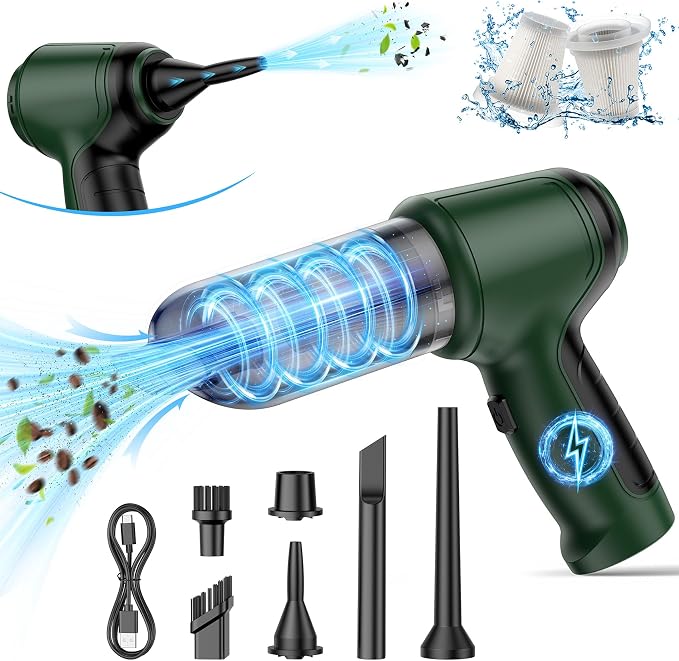 Handheld Car Vacuum - 15000Pa Cordless Wet/Dry, 120W High Power with Complete Accessory Kit for Cars, Pet Hair, Home &