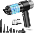 Handheld Car Vacuum Cleaner, 16000PA Hand Held Vacuum Portable Cordless, 2 in 1 Air Duster and Vacuum Cleaner with LED Light