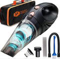 Handheld Cordless Vacuum Cleaner, Rechargeable Portable Car Vacuums W/Strong Suction, Bag & Attachments, Small Vac Cleaner