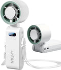 Handheld Fan, Portable Handheld Fan with Ice Function, mini personal fan, Turbo Powerful Rechargeable Fans,1-199 Speed