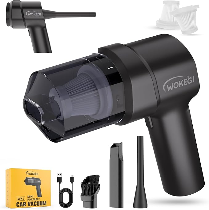 Handheld Mini Car Vacuum, 10000PA Cordless Portable Vacuum with 2000mAh Battery, product image