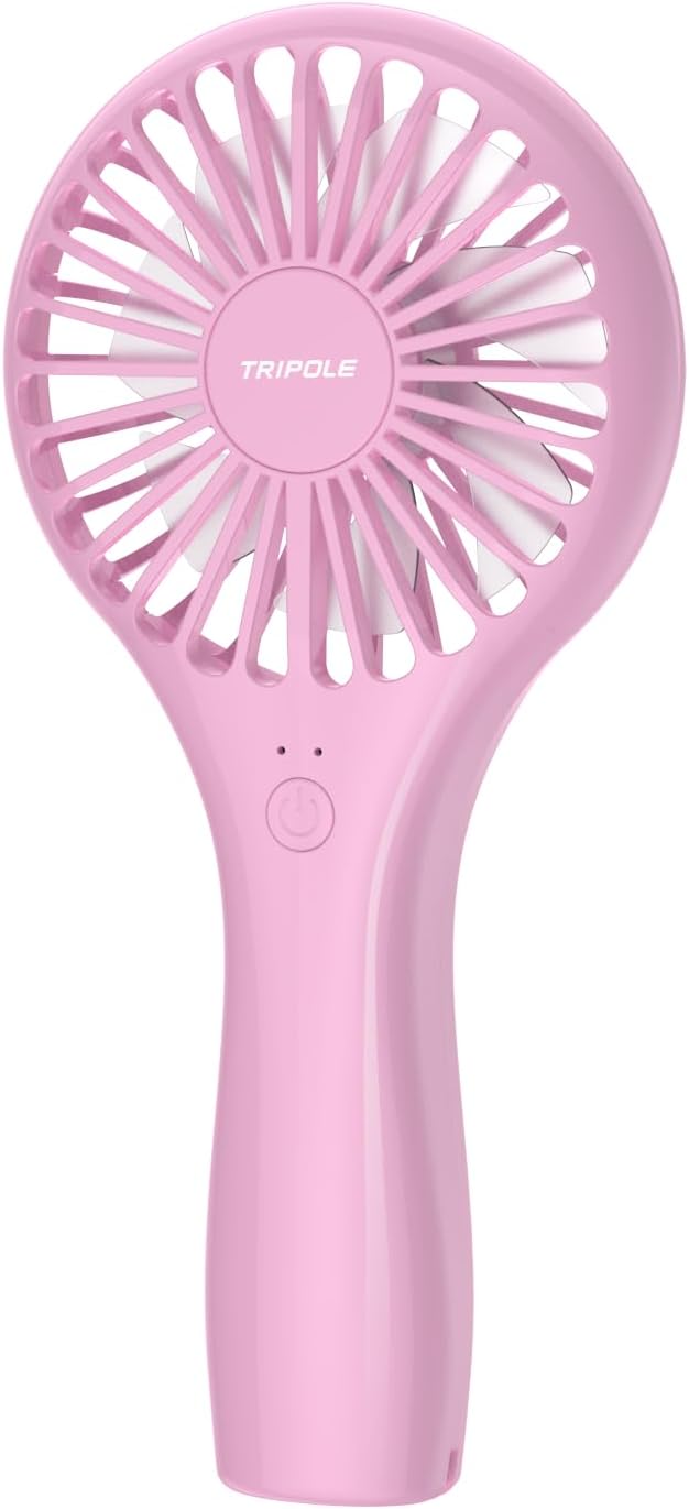 Handheld Mini Fan Battery Operated Small Personal Portable Fan Speed Adjustable USB Rechargeable Fans for Kids Girls Women