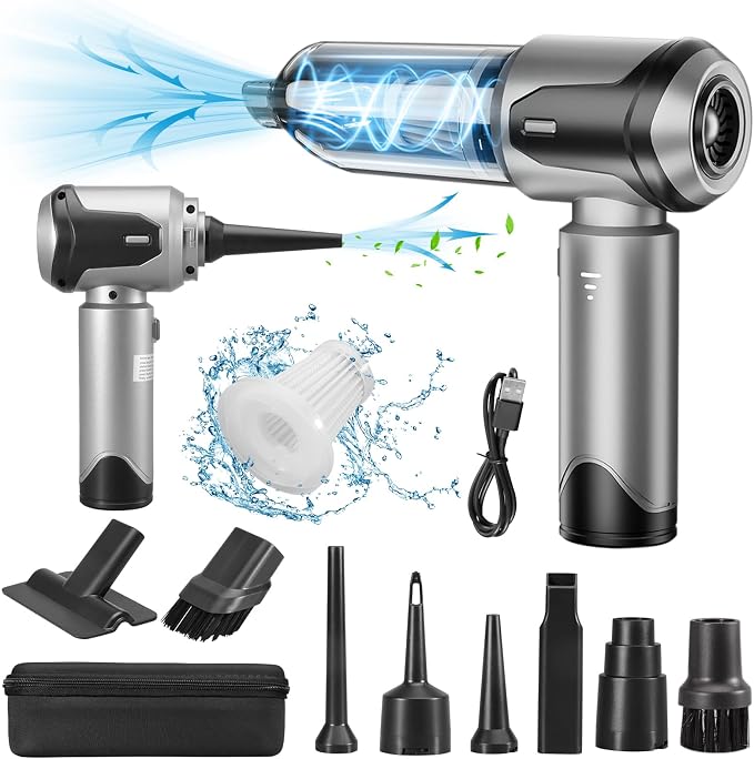 Handheld Vacuum Cleaner, 22000Pa Powerful Car Vacuum Cleaner Cordless, Lightweight Mini Car, Rechargeable Portable Air