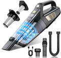 Handheld Vacuum Cordless, 15000PA Strong Suction Hand Held Car Vacuum Cleaner Portable with Multi-Nozzles & Washable Filter