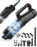Handheld Vacuum Cordless, 18000PA Strong Suction Car Vacuum Cleaner Portable with Brushless Motor & LED Light, Hand Vacuum