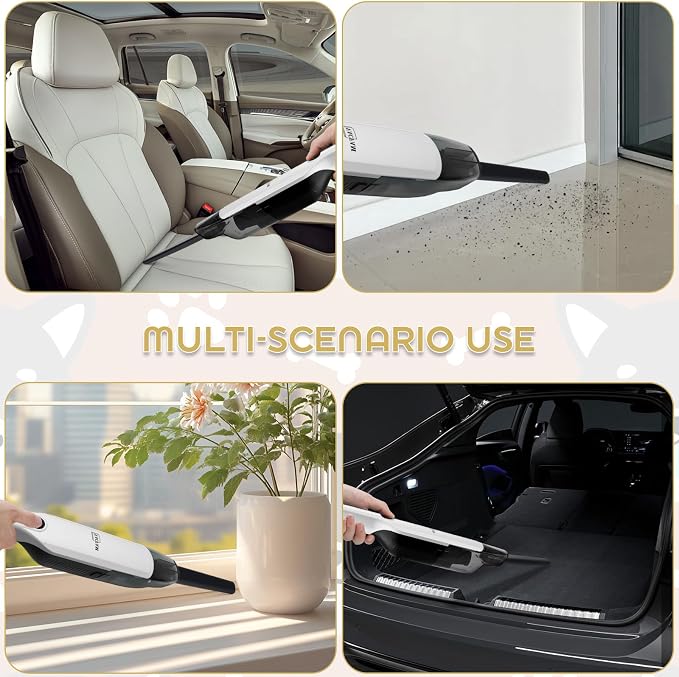 Handheld Vacuum Cordless,Dust Busters Cordless with Storage Dock,15KPA High Power Portable Vacuum Vordless,USB Quick