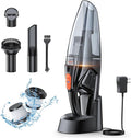 Handheld Vacuum Cordless Rechargeable 9KPA - [2H Fast Charging Dock] Portable Car Vacuum Cleaner High Power Suction with LED