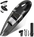 Handheld Vacuum Cordless, Rechargeable Car Vacuum Cleaner with Multiple Attachments, Portable Hand Held Vacuum Suction Power