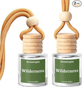 Hanging Car Air Freshener - Aromtopia Woody Scent Car Fragrance Diffusers - Car Odor Eliminator - Long Lasting Scent - Auto