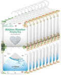Hanging Moisture Absorber-10 Packs, Hanging Dehumidifier Bags for Closet,Bedroom and kitchen,Fragrance Free,Moisture Absorb