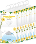 Hanging Moisture Absorber, Fresh Scent Moistureproof Desiccant Hanging Bag,Dehumidifier Bag (8 packs) Hanging Closet