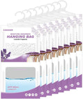 Hanging Moisture Absorber, Lavender Vanilla Moistureproof Hanging Bag, Dehumidifier Bag (8 packs) Hanging Closet