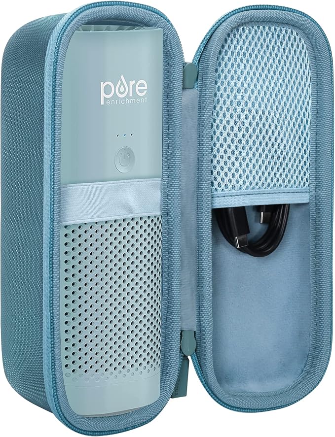 Hard Case compatible with PureZone Mini Portable Air Purifier (Starlight Blue Case), product image