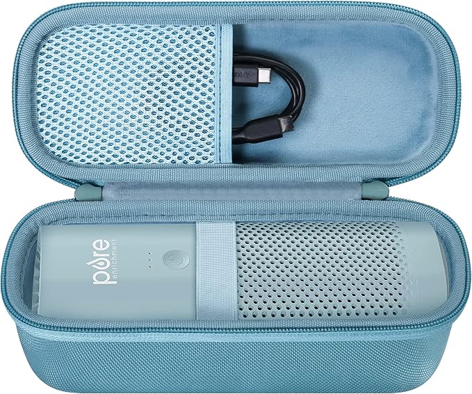 Hard Case compatible with PureZone Mini Portable Air Purifier (Starlight Blue Case), alternate product view 3