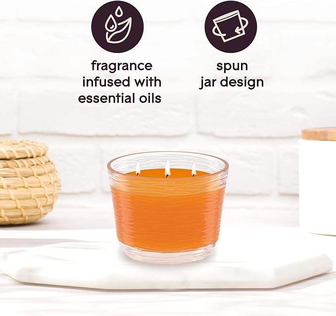 Hawaiian Breeze, Fragrance Candle Infused with Essential Oils, Air Freshener Candle, 3-Wick Candle, 6.8 Oz, alternate product