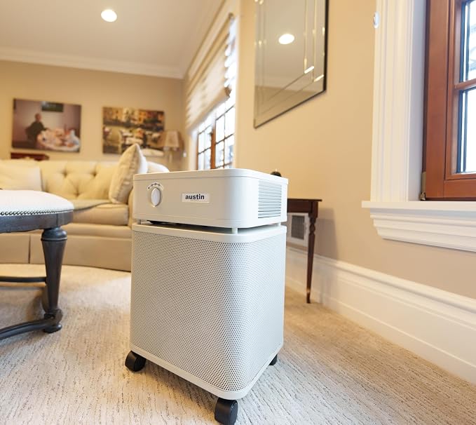 HealthMate Plus Air Purifier - Advanced 4- Stage Filtration Air Purifiers For Home with Activated Carbon & Zeolite - Ideal as
