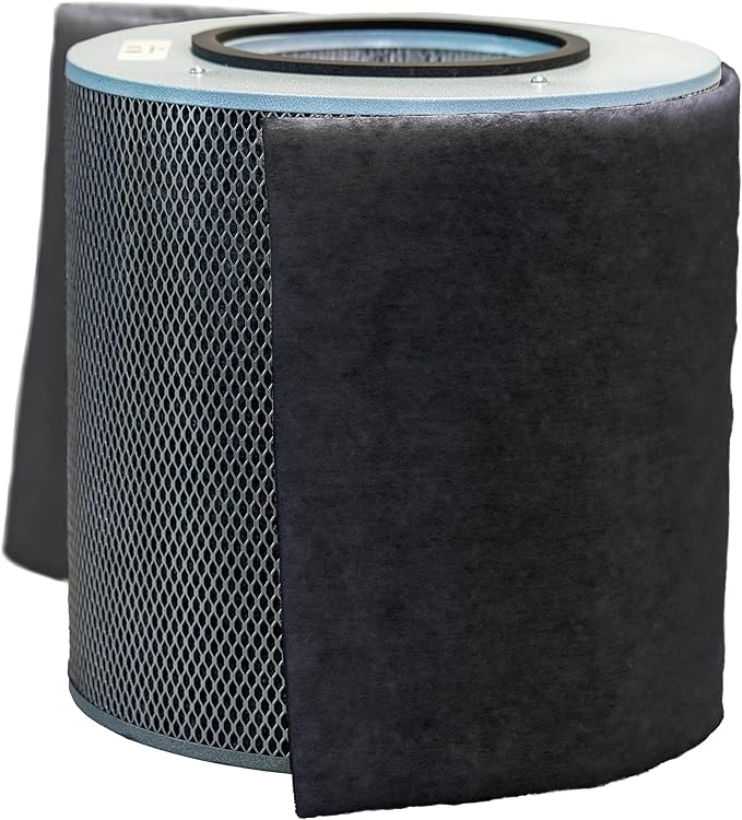 HealthMate Plus Replacement Filter, Black – Air Filters for Home & Carbon Filter Replacement with Potassium Iodide & Zeolite