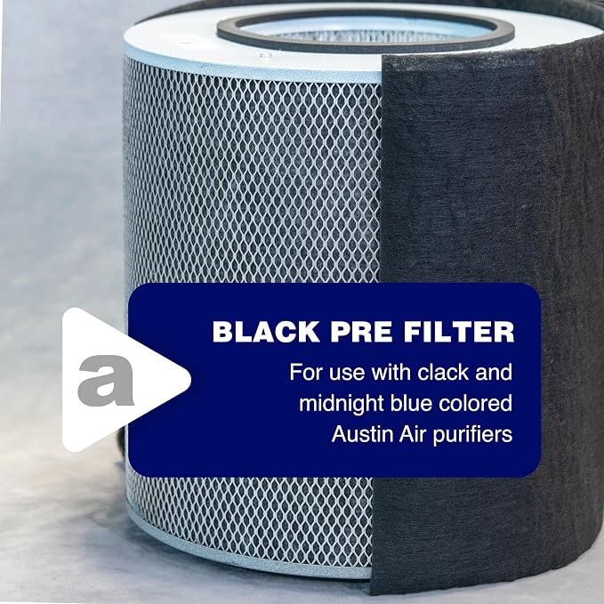 HealthMate Plus Replacement Filter, Black – Air Filters for Home & Carbon Filter Replacement with Potassium Iodide & Zeolite