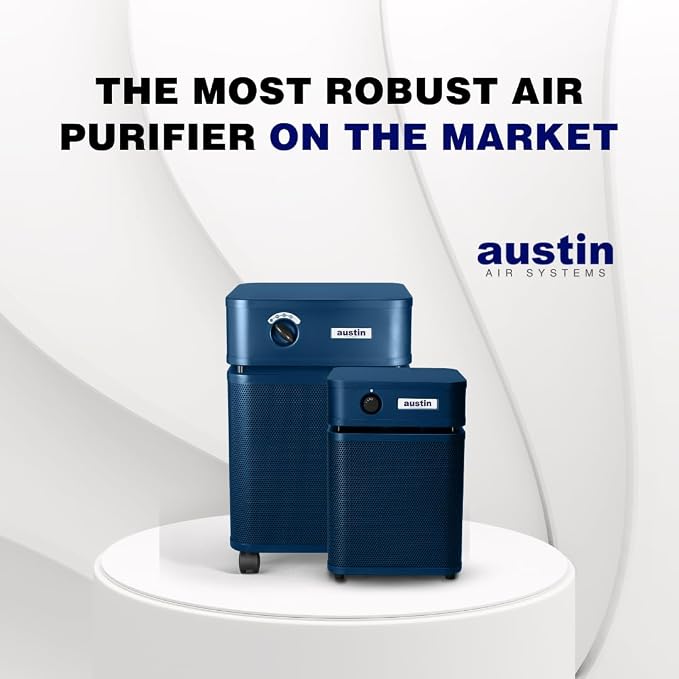 HealthMate Plus Standard Air Purifier Midnight Blue - Advanced 4- Stage Filtration Air Purifiers For Home with Activated