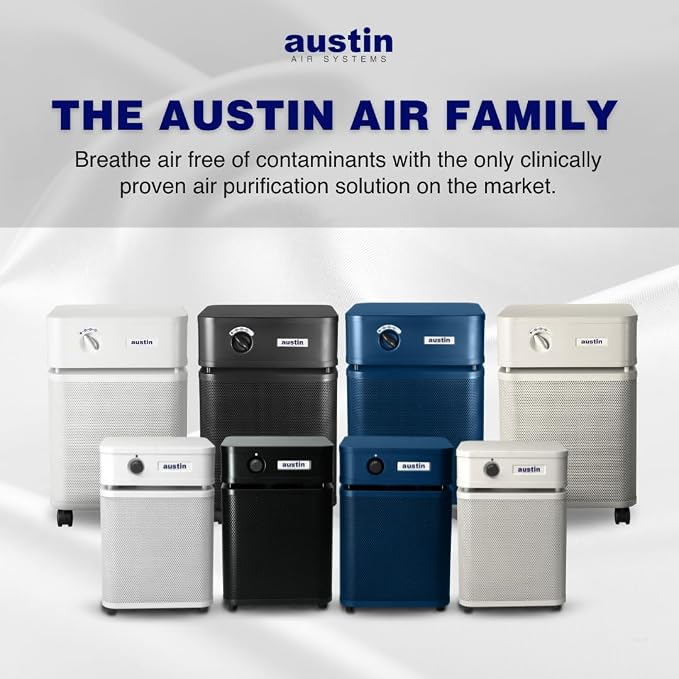 HealthMate Plus Standard Air Purifier Midnight Blue - Advanced 4- Stage Filtration Air Purifiers For Home with Activated