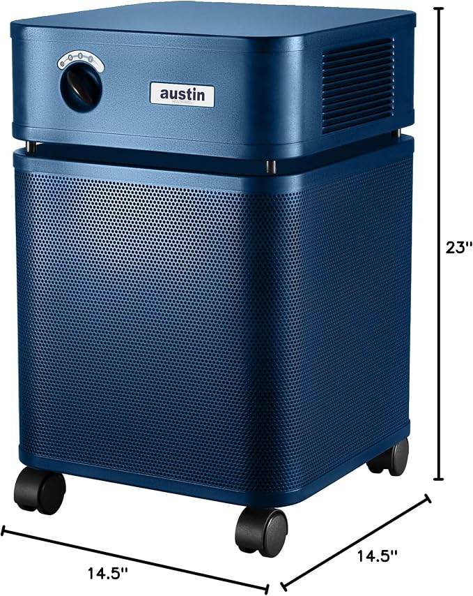 HealthMate Plus Standard Air Purifier Midnight Blue - Advanced 4- Stage Filtration Air Purifiers For Home with Activated