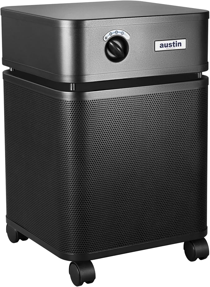 HealthMate Standard Air Purifier, Black - Advanced 4- Stage Filtration Air Purifiers For Home with Activated Carbon, product