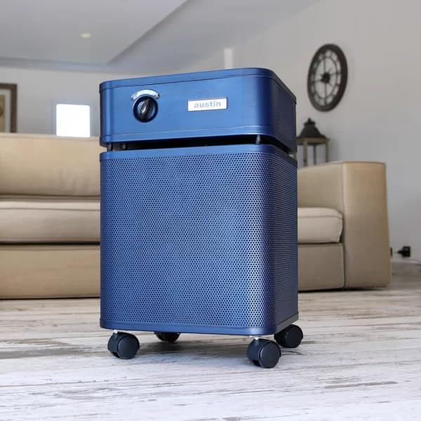 HealthMate Standard Air Purifier Midnight Blue - Advanced 4- Stage Filtration Air Purifiers For Home with Activated Carbon &