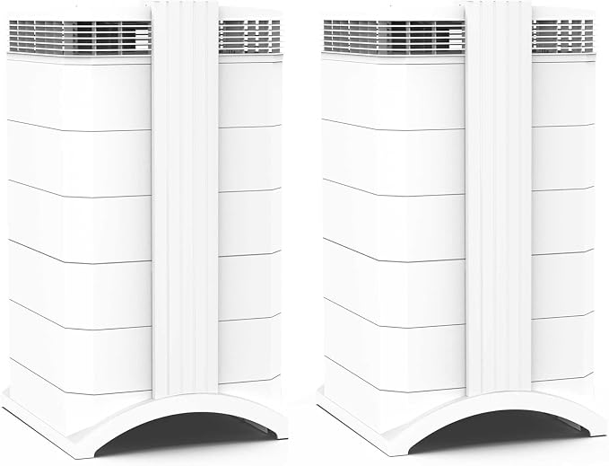 HealthPro Plus XE Air Purifier - 2-Pack- Smart HyperHEPA Filtration for Large Rooms up to 2250 sq ft - Viruses, Allergens