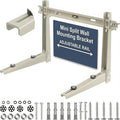 Heavy Duty Mini Split Wall Mounting Bracket for Outside, 550lb Load Capacity, Galvanized Carbon Steel, Dual Anti-Rust