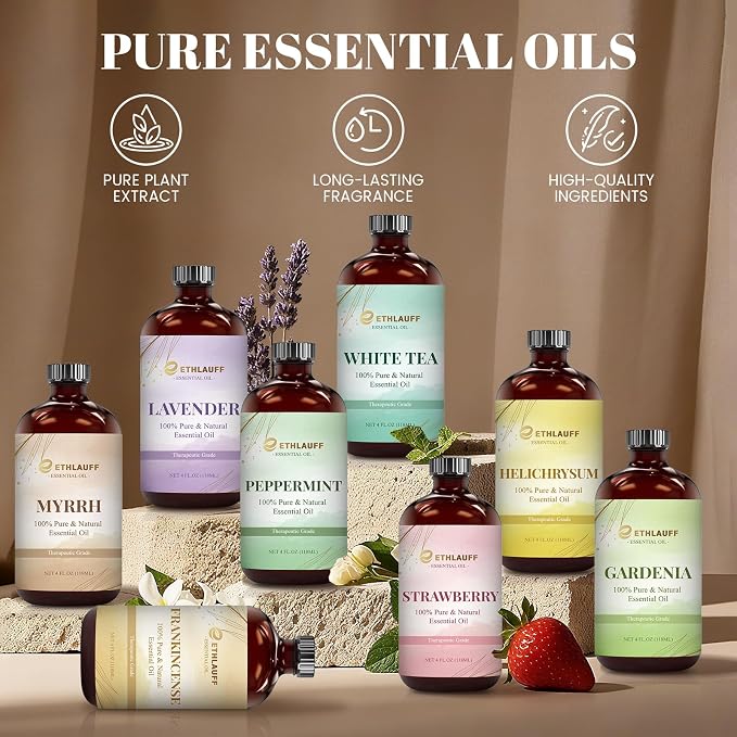 Helichrysum Extracts Essential Oil, 100% Natural Helichrysum Oil Premium Grade for Diffusers, fabric comfort, Massage