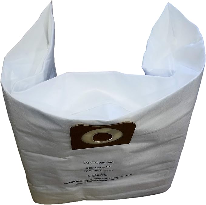 HEPA 3-Pack compatible 12-16 Gallon VF3502 Wet Dry Vac High-Efficiency Dust Bags, Wet Dry Vacuum Filter Bags. wood